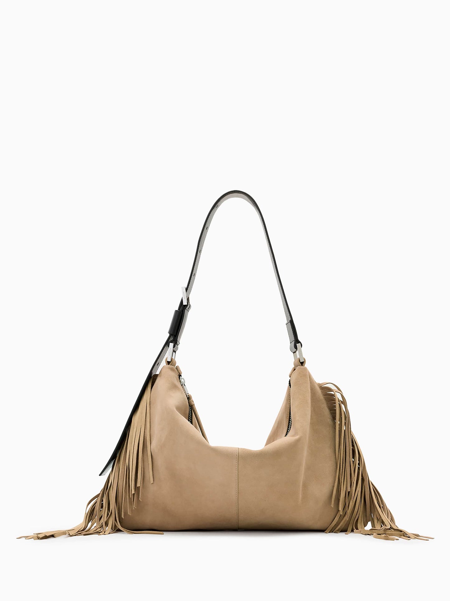 Edbury Suede Fringe Shoulder Bag