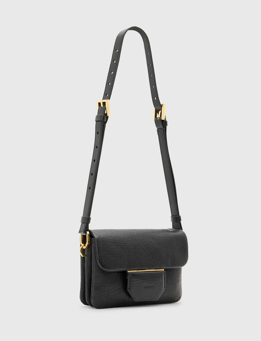 Jupiter Grain Leather Crossbody Bag