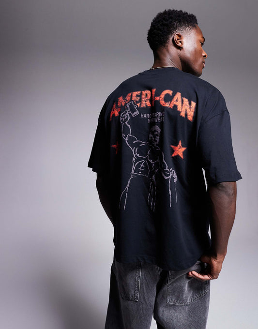 Oversized T-Shirt With Sport Graphic