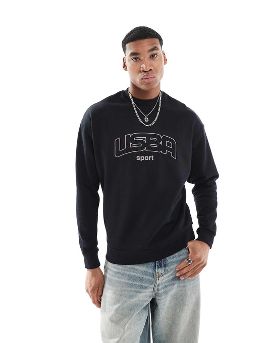 Oversized Sweatshirt With Print