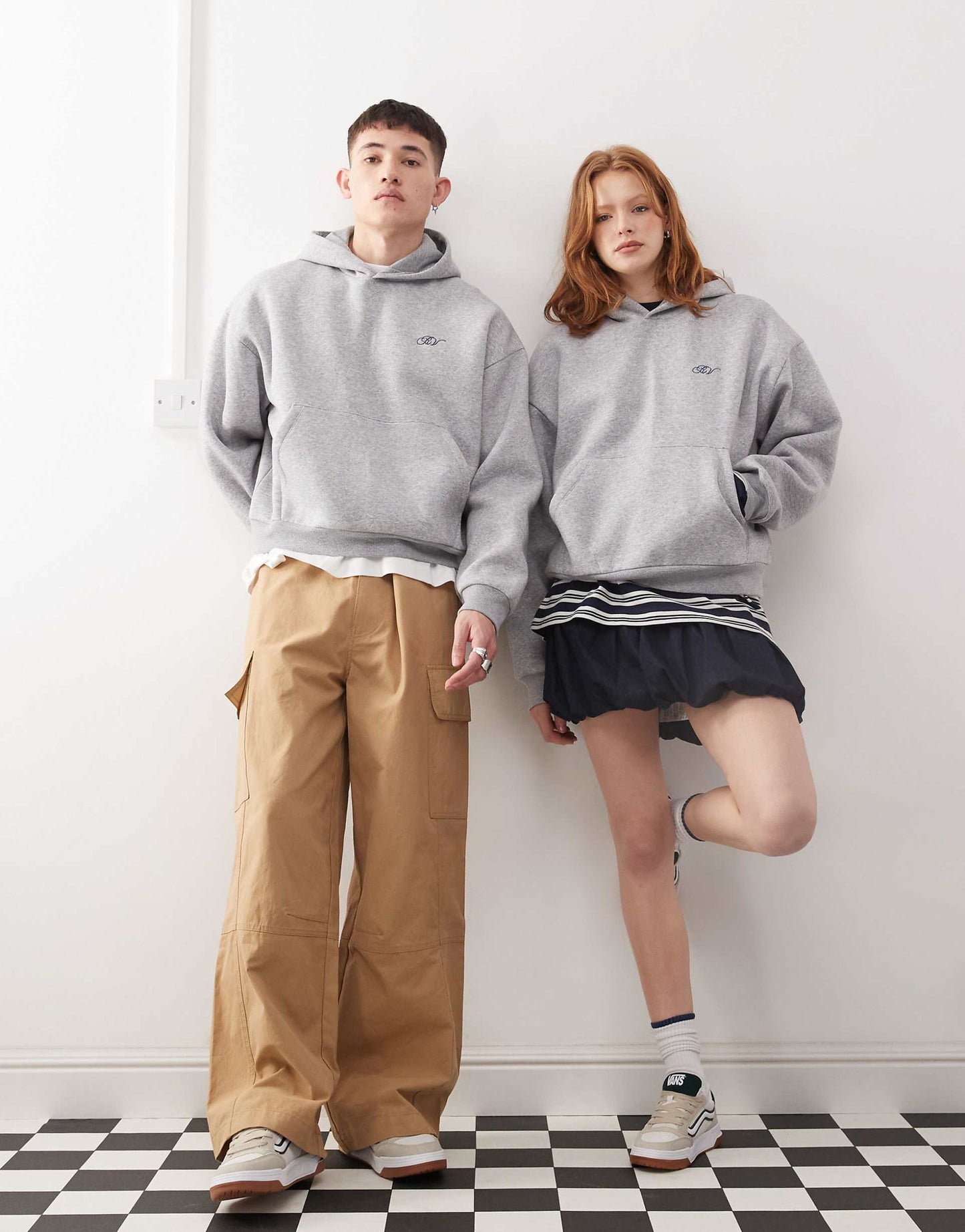 Unisex Hoodie With Back Logo