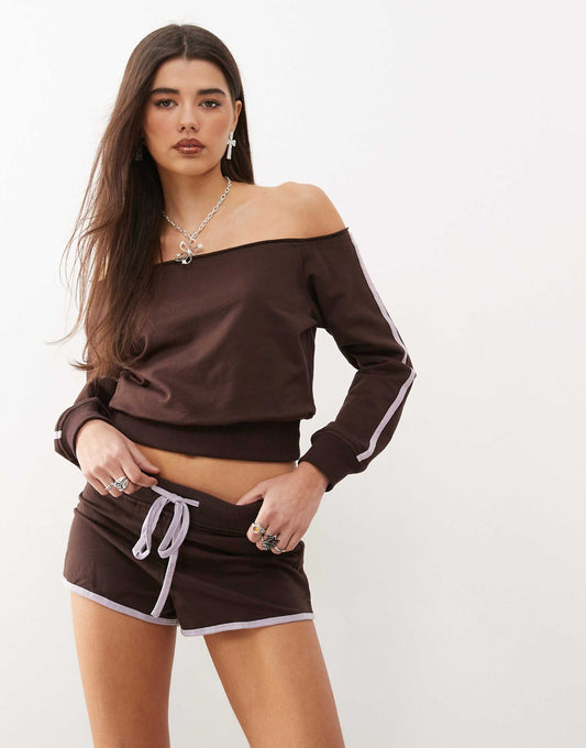 Sujana Asymmetric Sweater Top Co-Ord