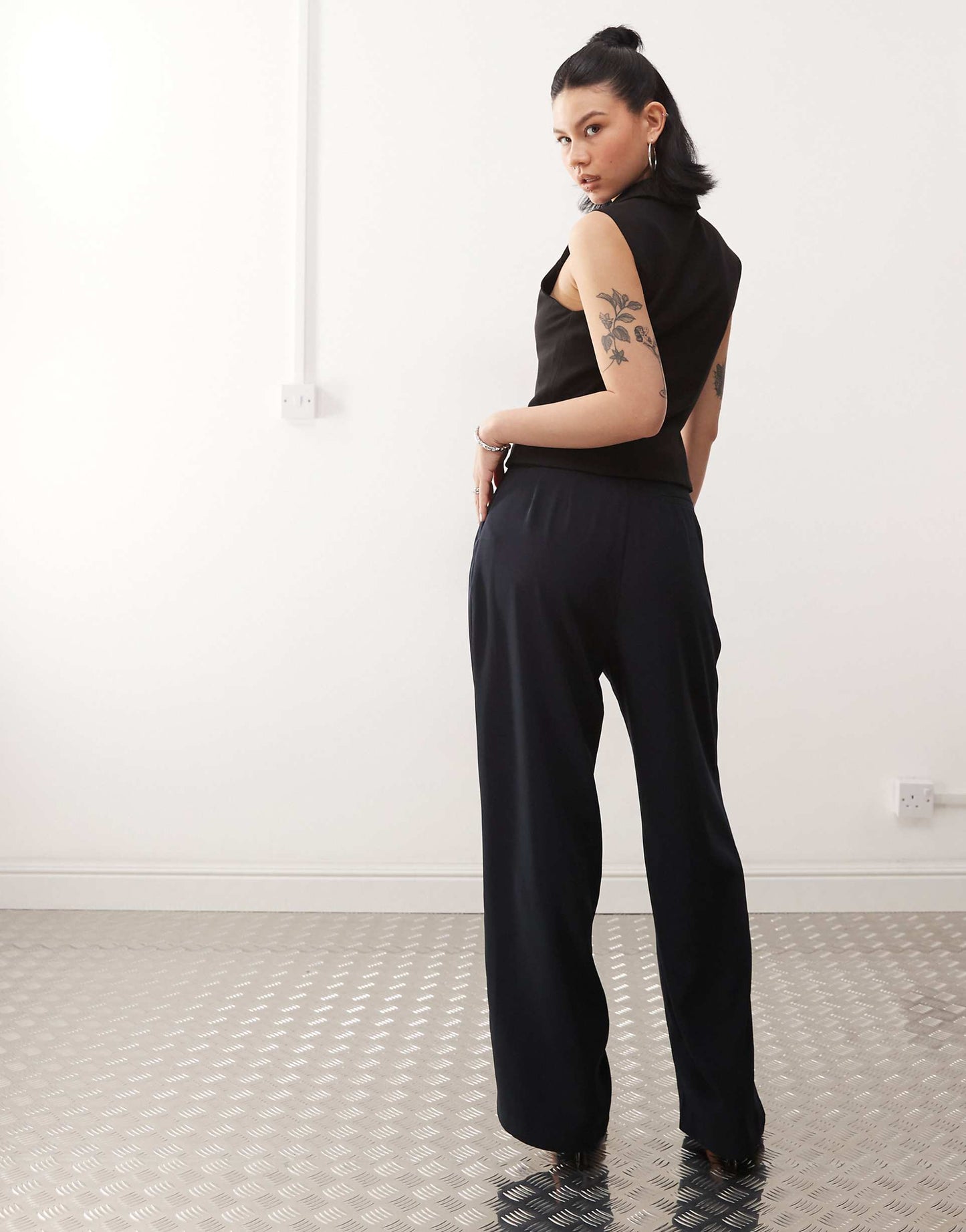 Nala Slouchy Wide Leg Low Rise Trousers