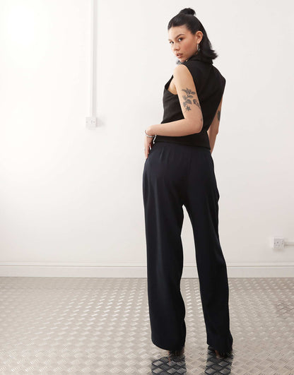 Nala Slouchy Wide Leg Low Rise Trousers