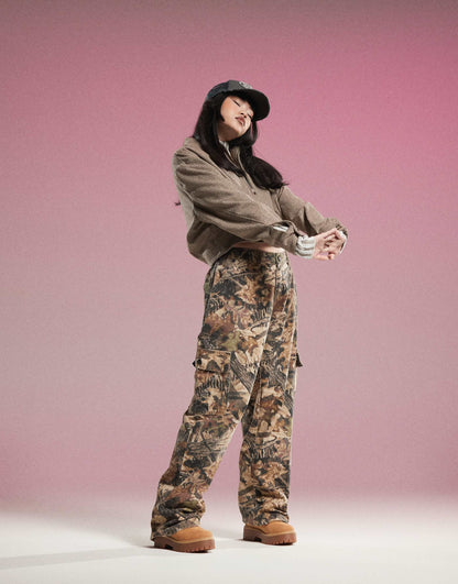 Carlo Cropped Checked Bomber Jacket