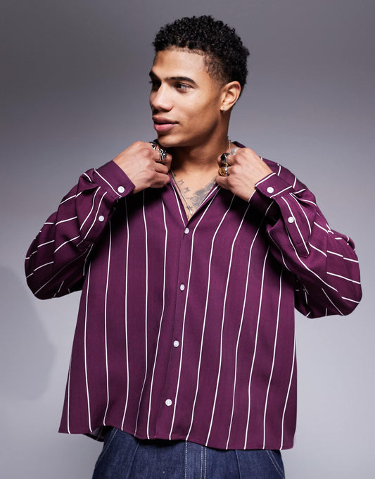 Oversized Boxy Revere Shirt