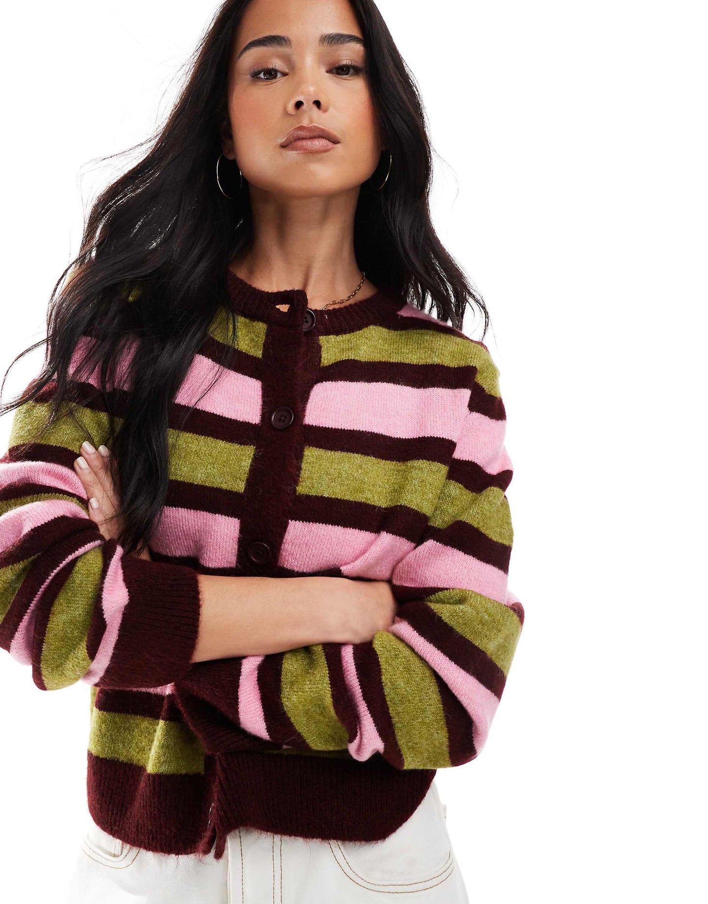 Boxy Fit Knitted Cardigan