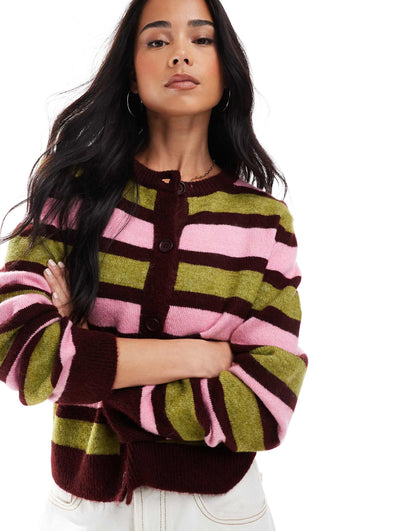 Boxy Fit Knitted Cardigan