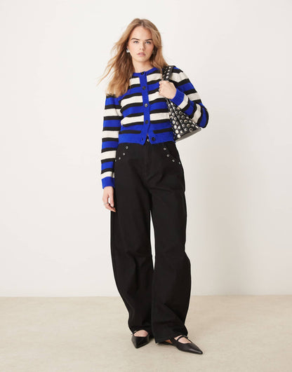 Boxy Fit Knitted Cardigan
