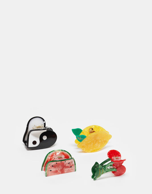 Haoewiel Pack Of 4 Summer Hair Claws