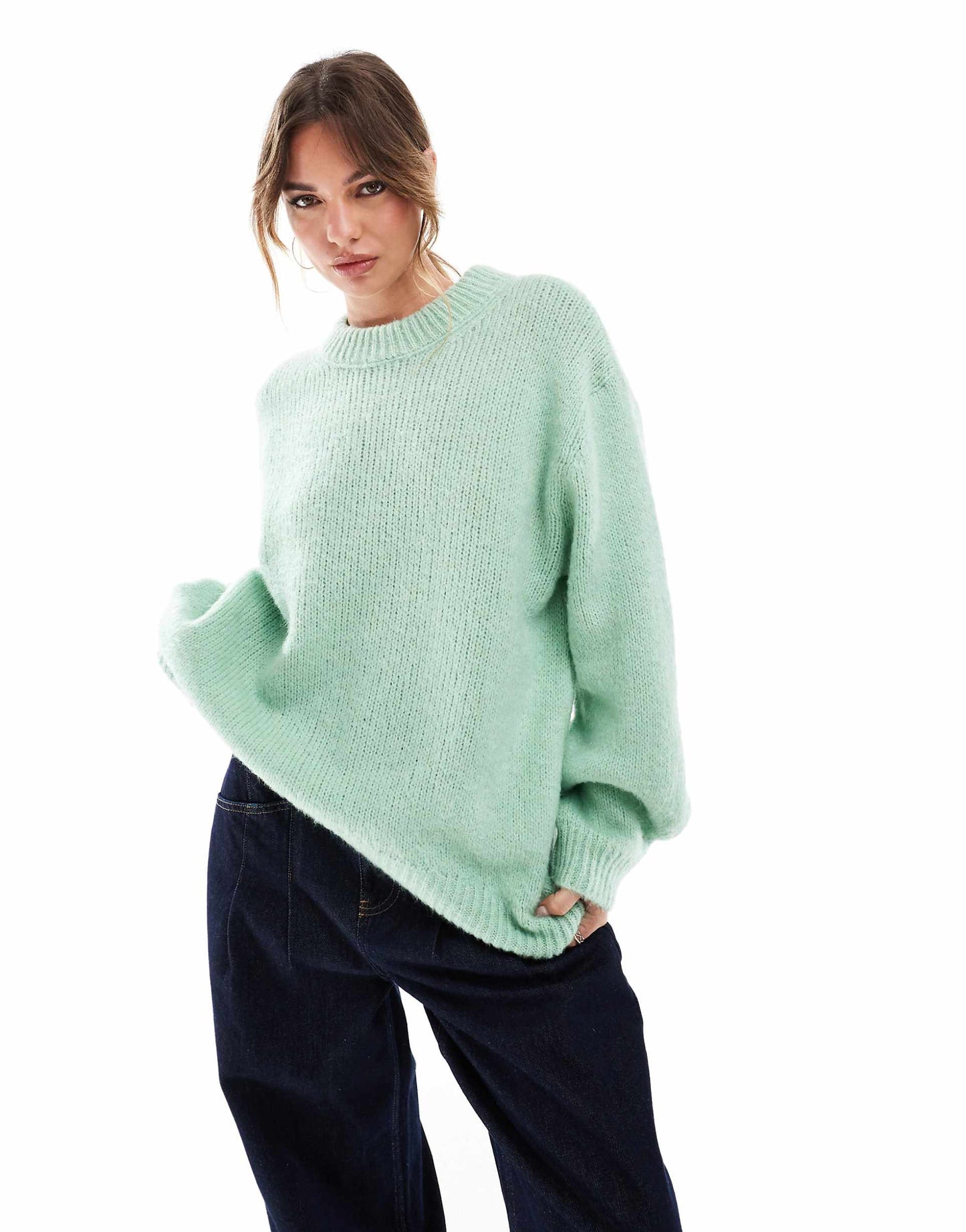 Oversized Crew Neck Jumper