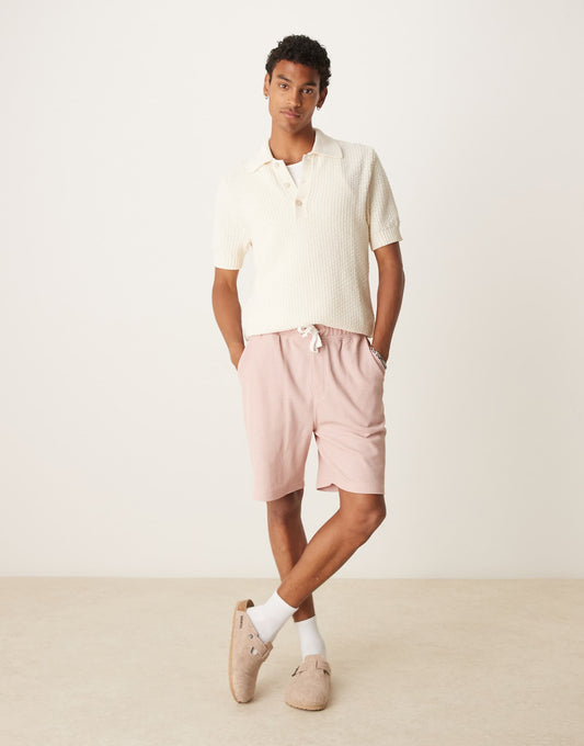 Oversized Waffle Short