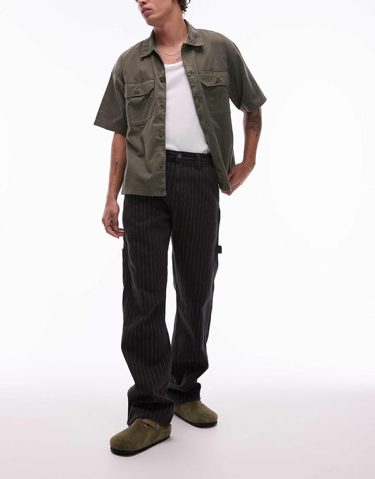 Pinstripe Carpenter Trousers