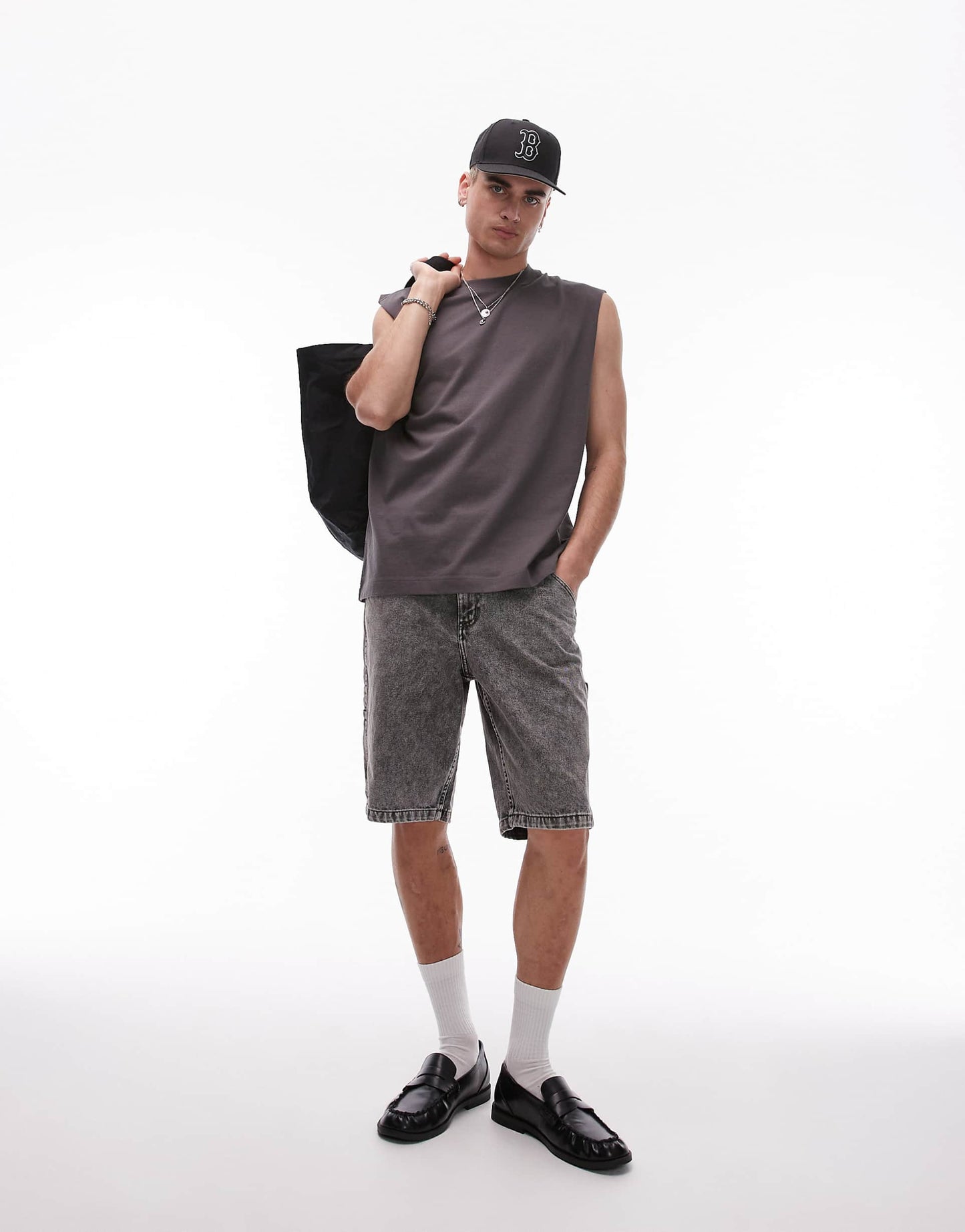 Garyville Regular Fit Carpenter Denim Shorts