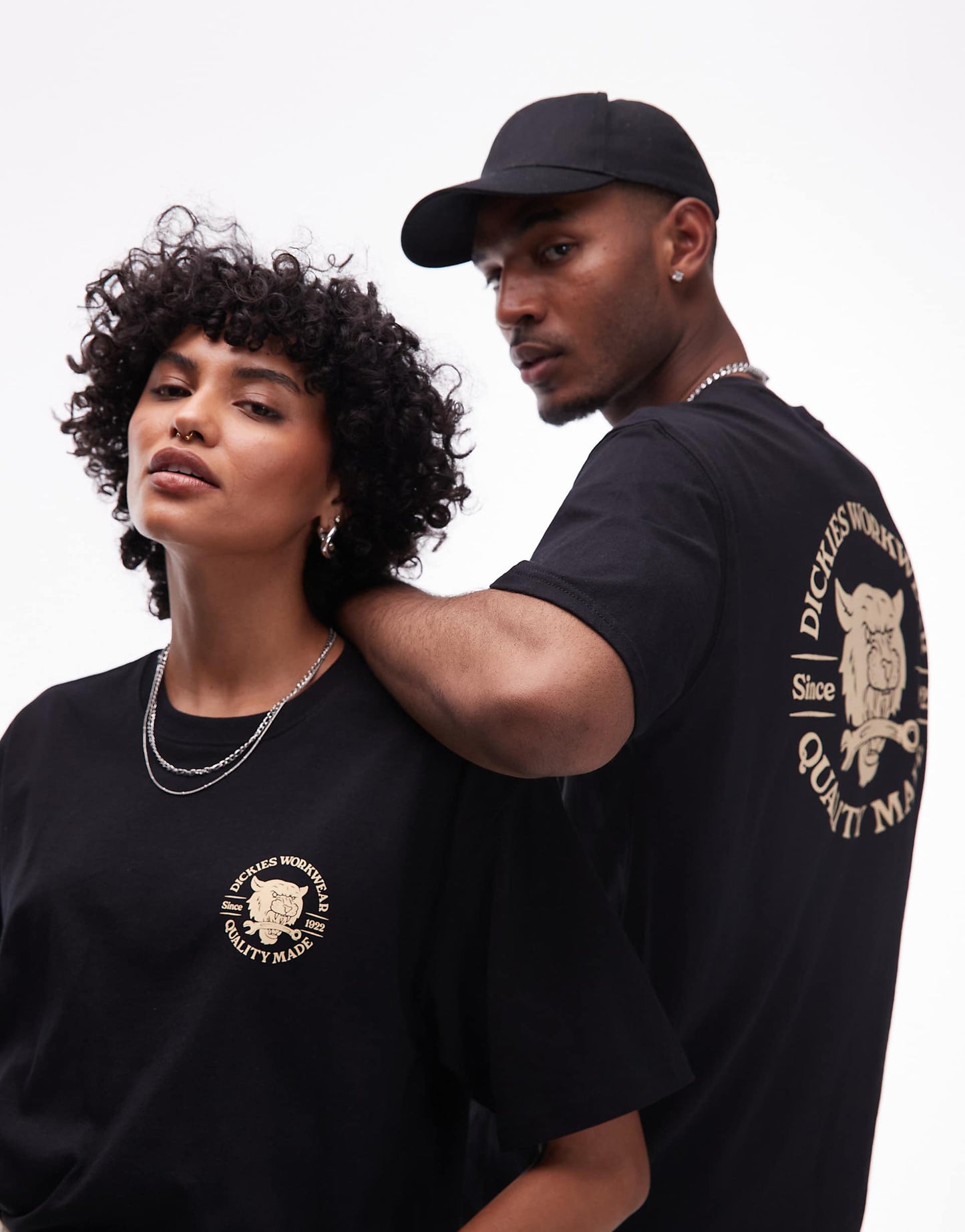 Wrench Tiger Graphic Back Print T-Shirt