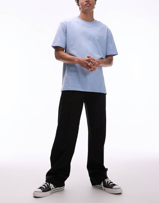 Unionville Pleated Wide Leg Work Trousers