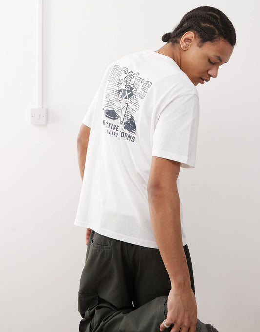 Bricklane Graphic Back Print T-Shirt