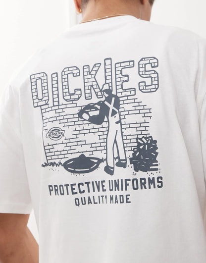 Bricklane Graphic Back Print T-Shirt