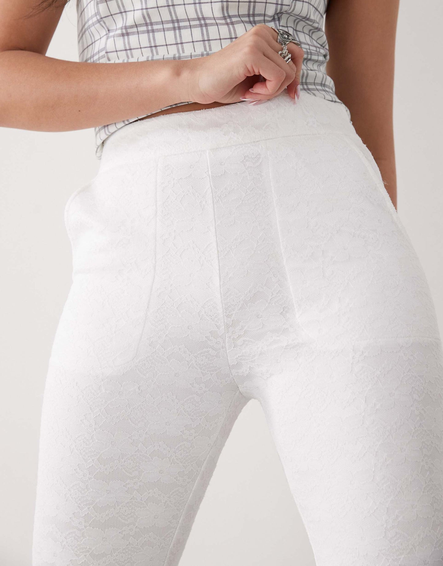 Lace Capri Pants