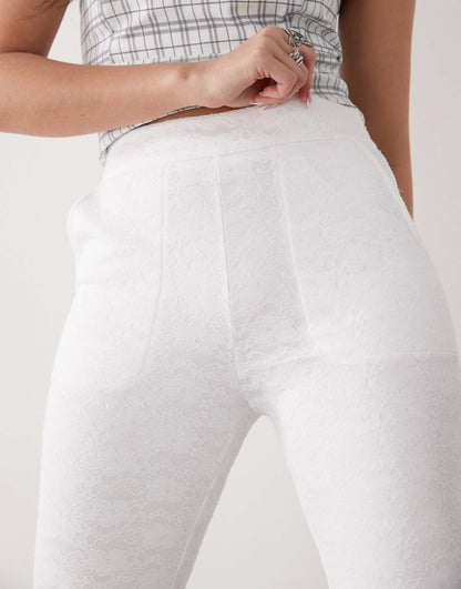 Lace Capri Pants