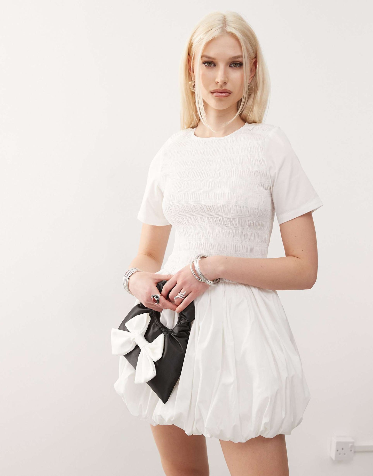 Eleanor Puffball Mini Dress