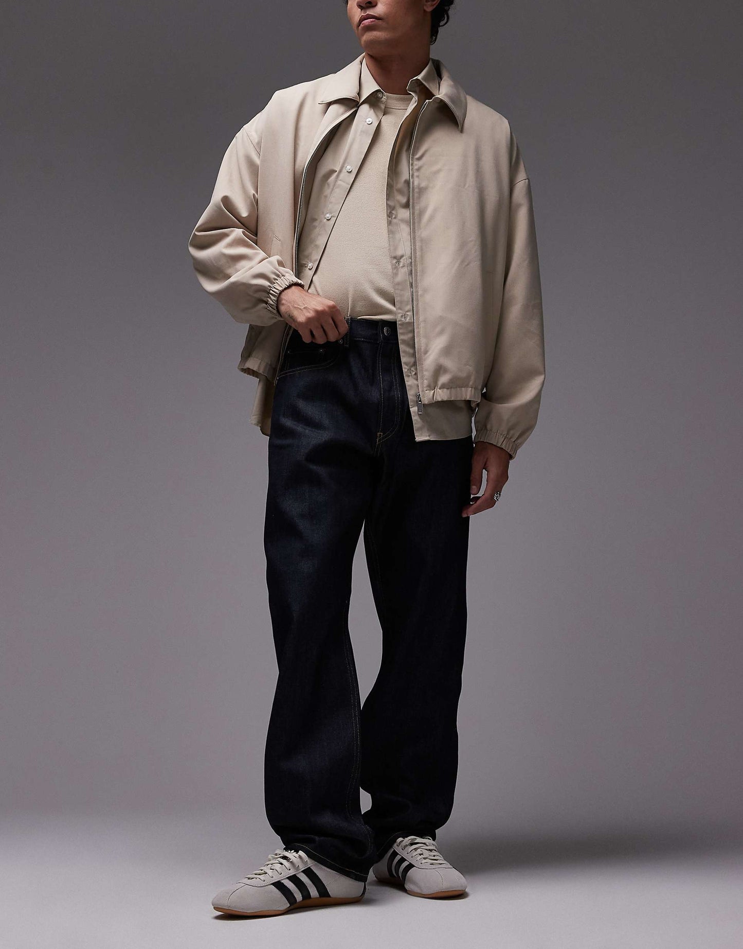 Ocean Selvedge Loose Straight Leg Jeans