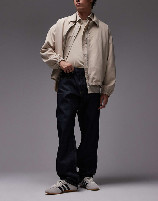 Ocean Selvedge Loose Straight Leg Jeans