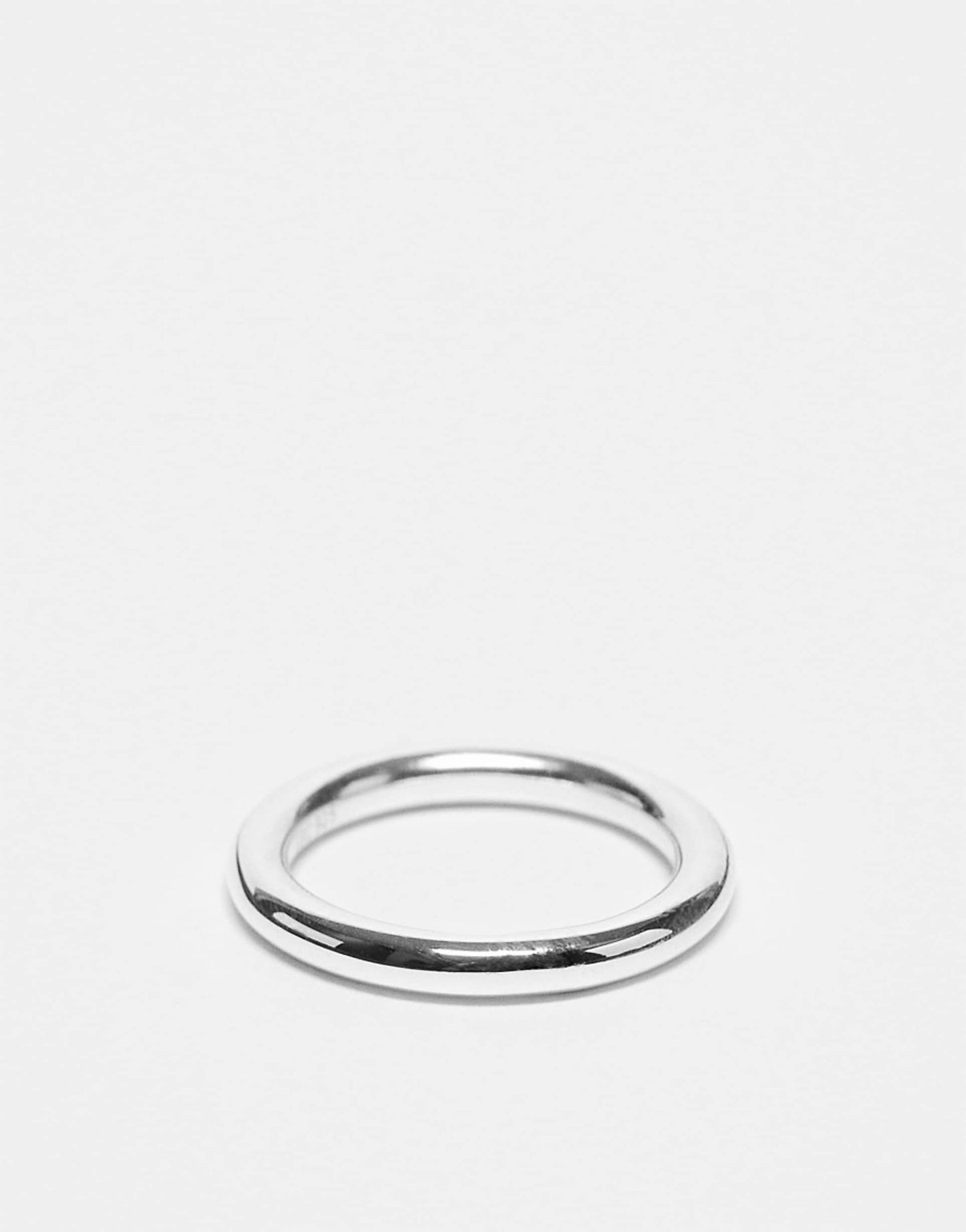 Sterling Silver Minimal Cylinder Ring