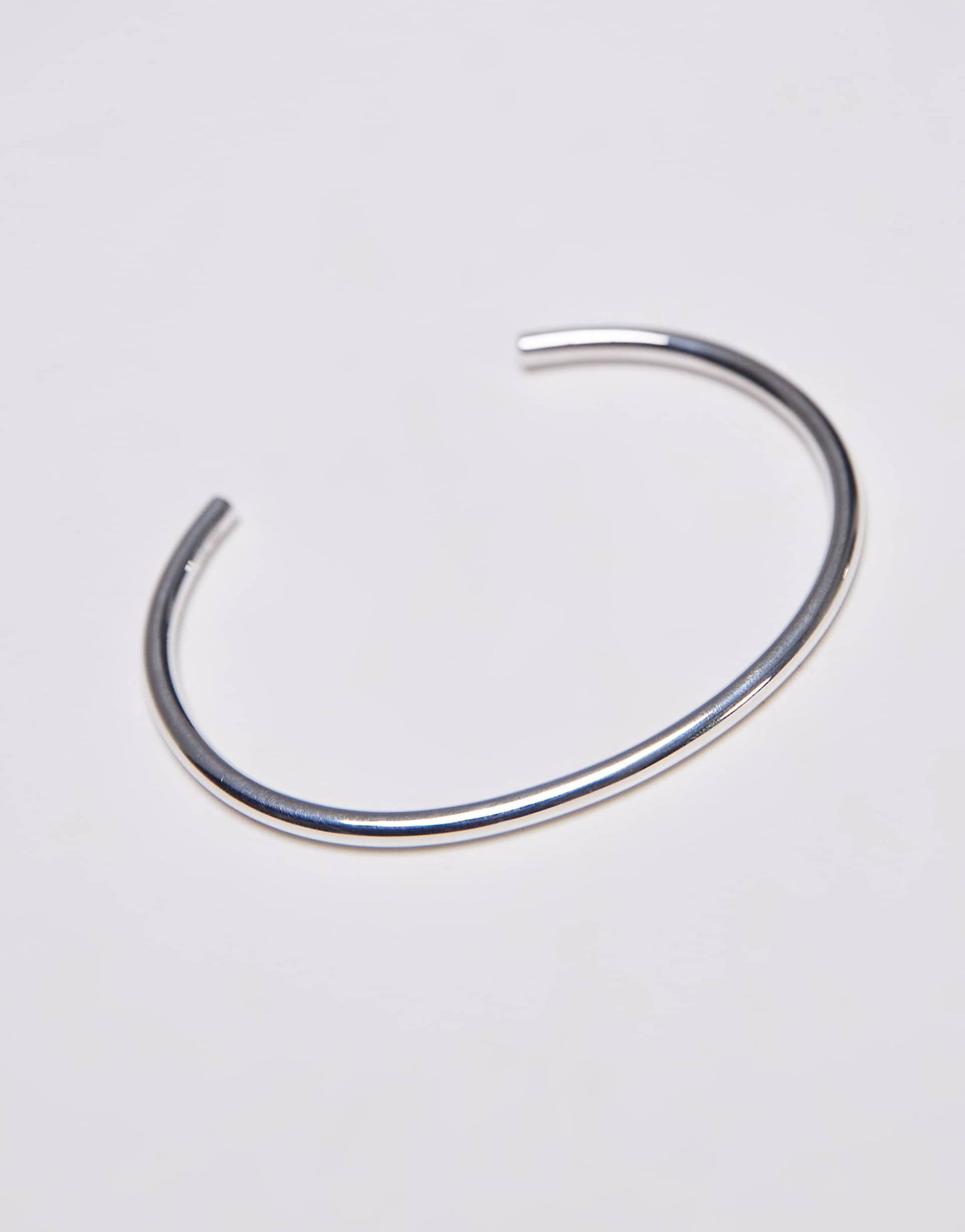 Sterling Silver Minimal Cylinder Bracelet
