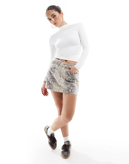 Original Denim Mini Skirt
