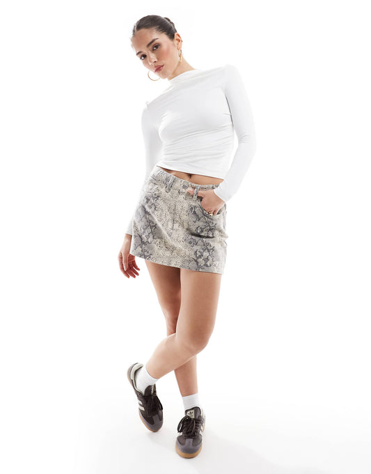 Original Denim Mini Skirt
