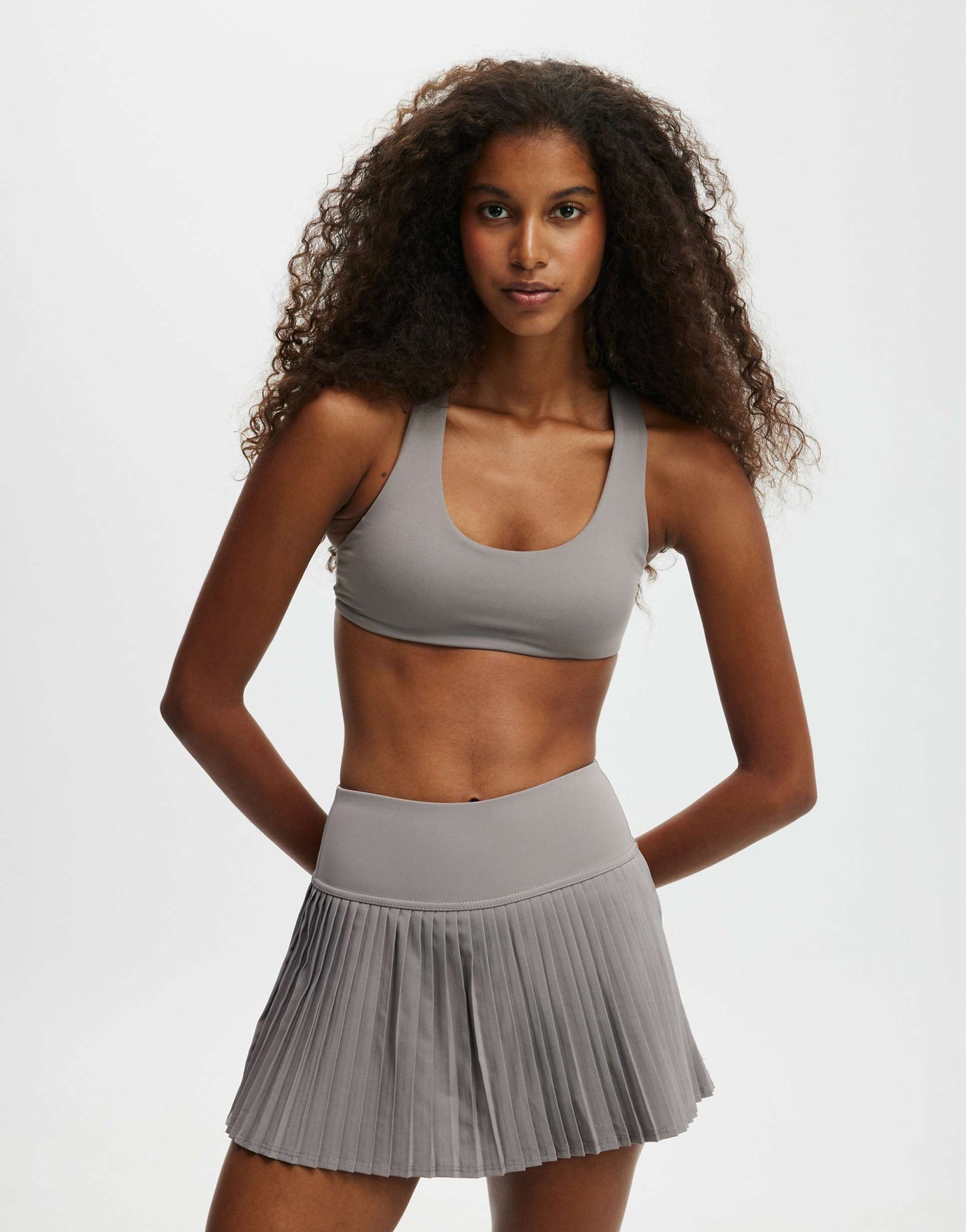 Ultra Soft Plunge Strappy Crop