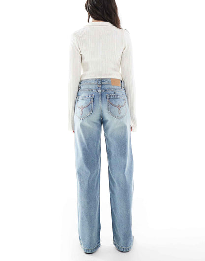 Low Rise Straight Jean