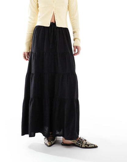 Haven Tiered Maxi Skirt
