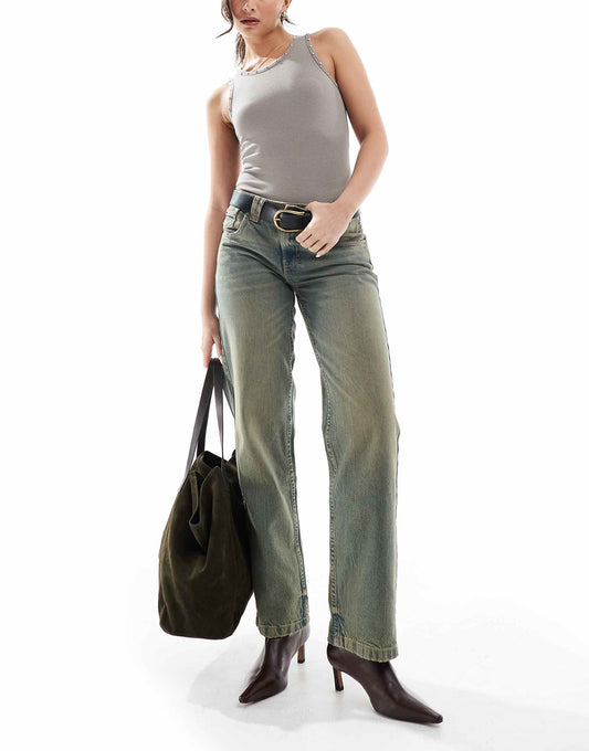Low Rise Straight Jean