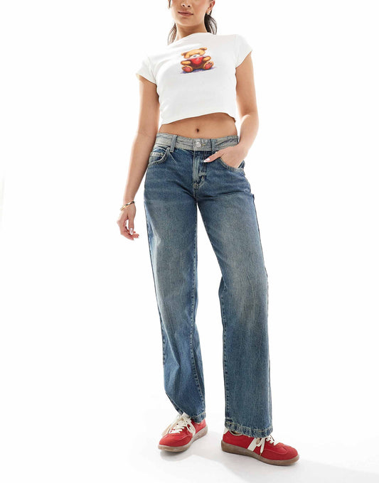 Low Rise Straight Jean