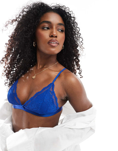 Everyday Lace Triangle Padded Bralette