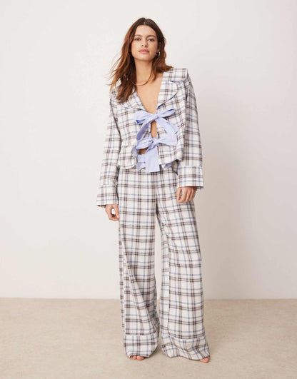 Wide Leg Pyjama Trouser