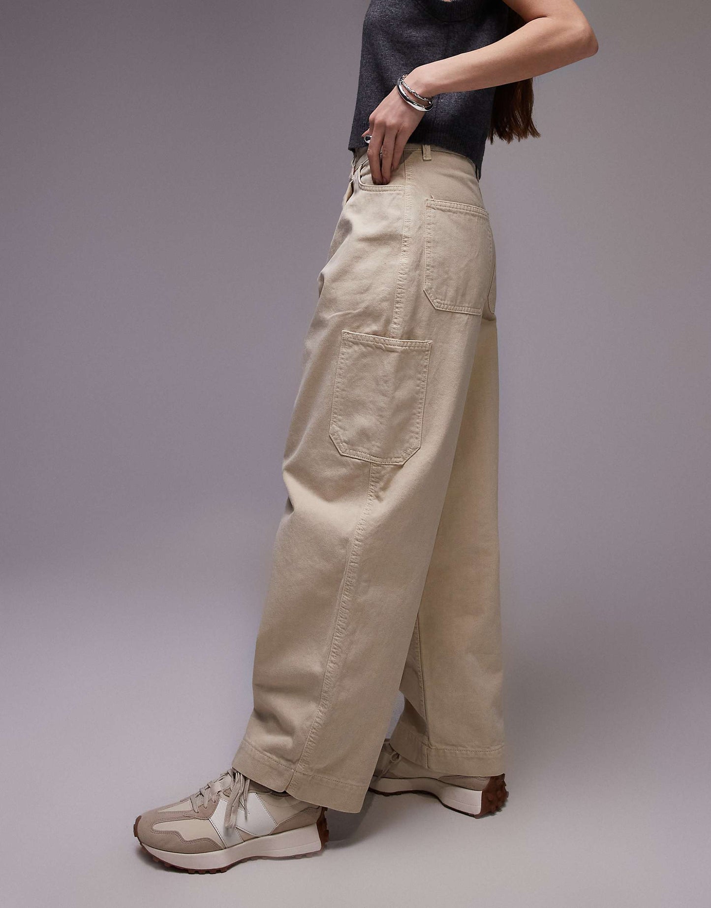 Clean Pull On Cargo Trousers