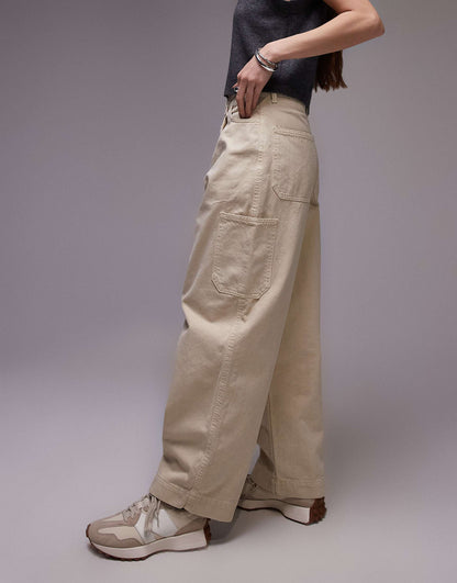 Clean Pull On Cargo Trousers