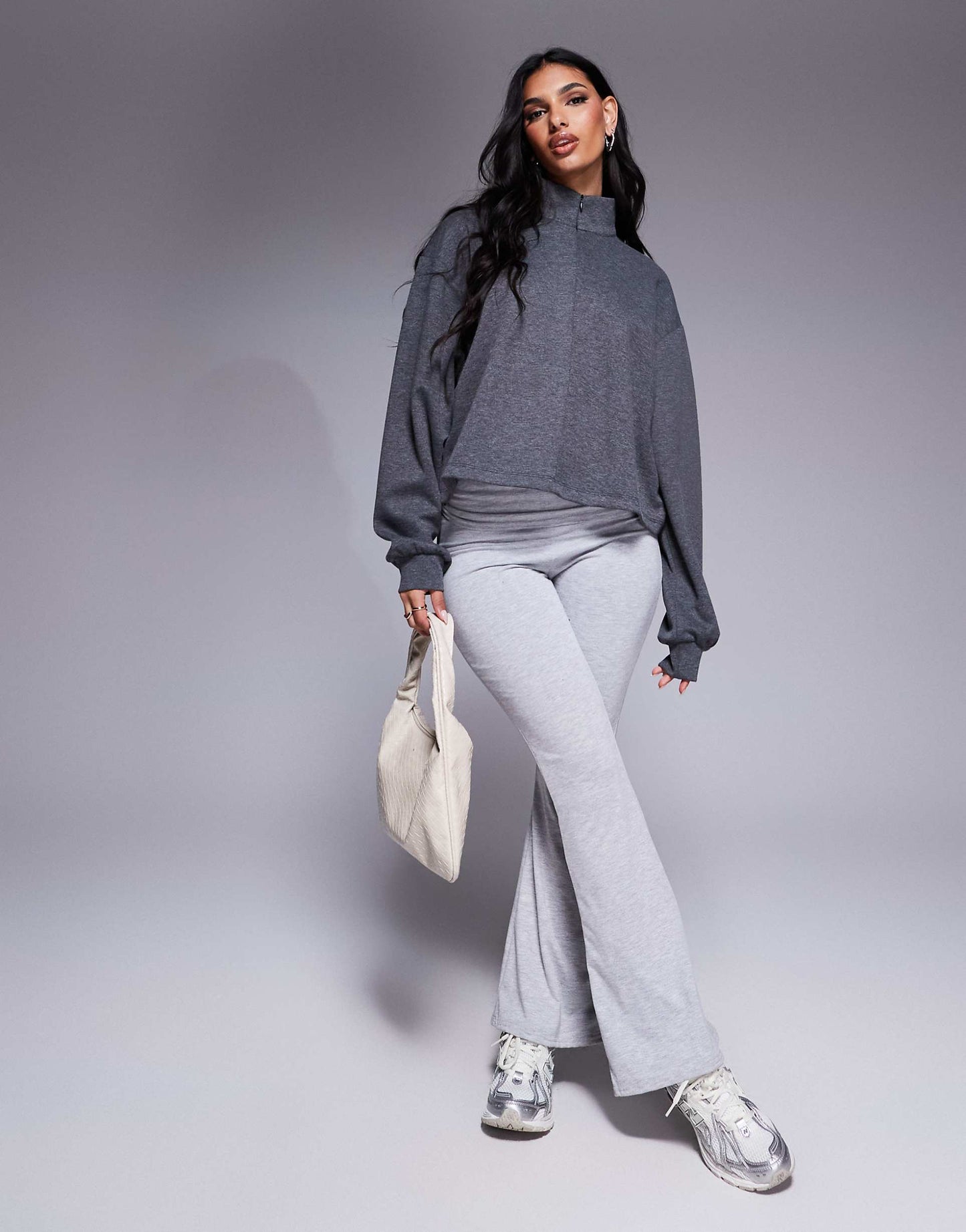 Bonded High Neck Quarter Zip Scuba Pull Over