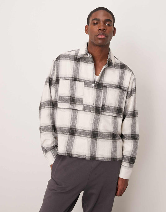 Oversized Boxy Brushed Shirt