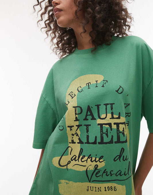 Graphic Licence Paul Klee Oversized Tee