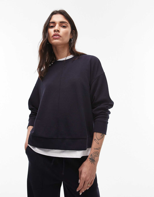 Seam Front Sweatshirt Co-Ord