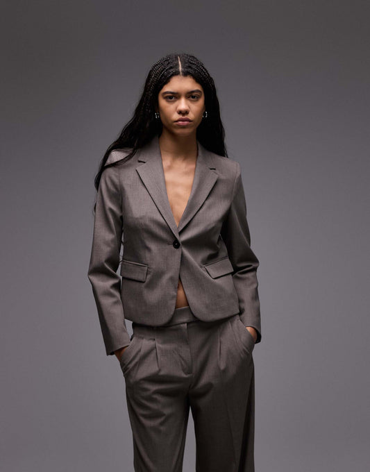 Cropped Blazer Co-Ord