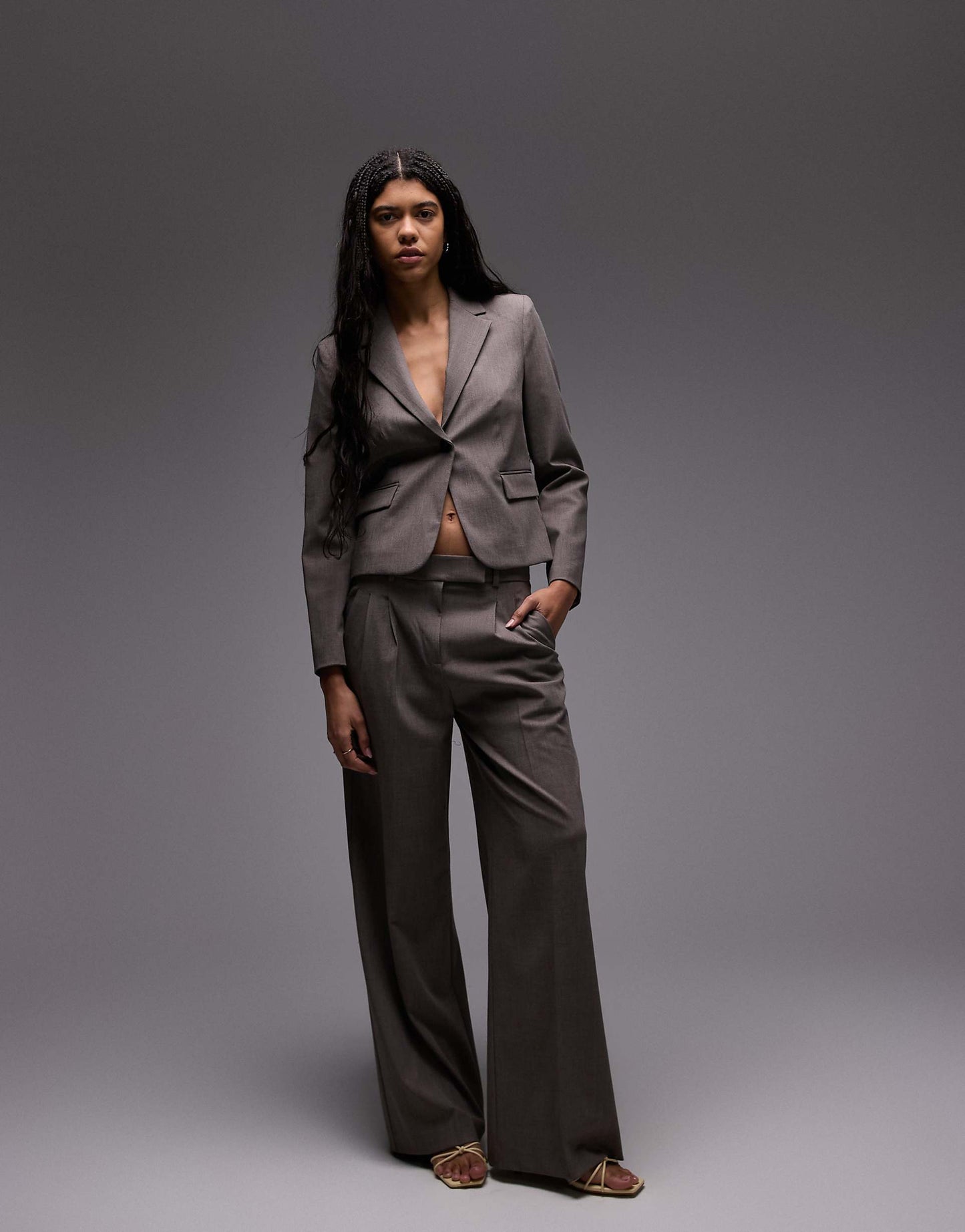 Cropped Blazer Co-Ord