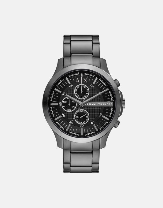 Men'S Chronograph, Gunmetal Stainless Steel Watch, Ax2454