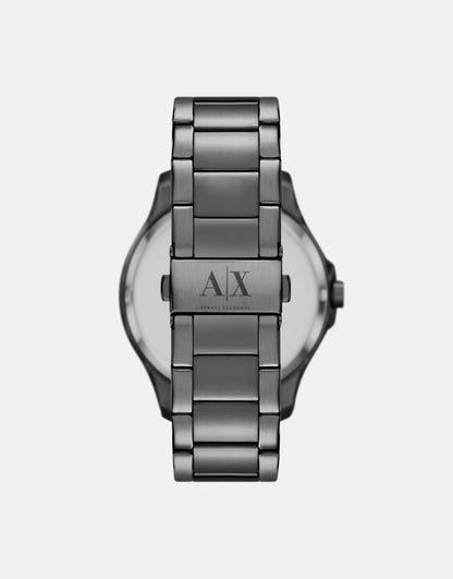 Men'S Chronograph, Gunmetal Stainless Steel Watch, Ax2454