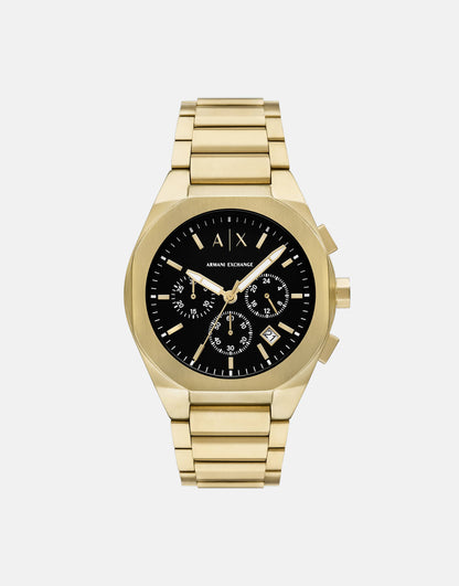 Chronograph Gold-Tone Stainless Steel Watch