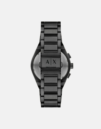 Chronograph Black Stainless Steel Watch
